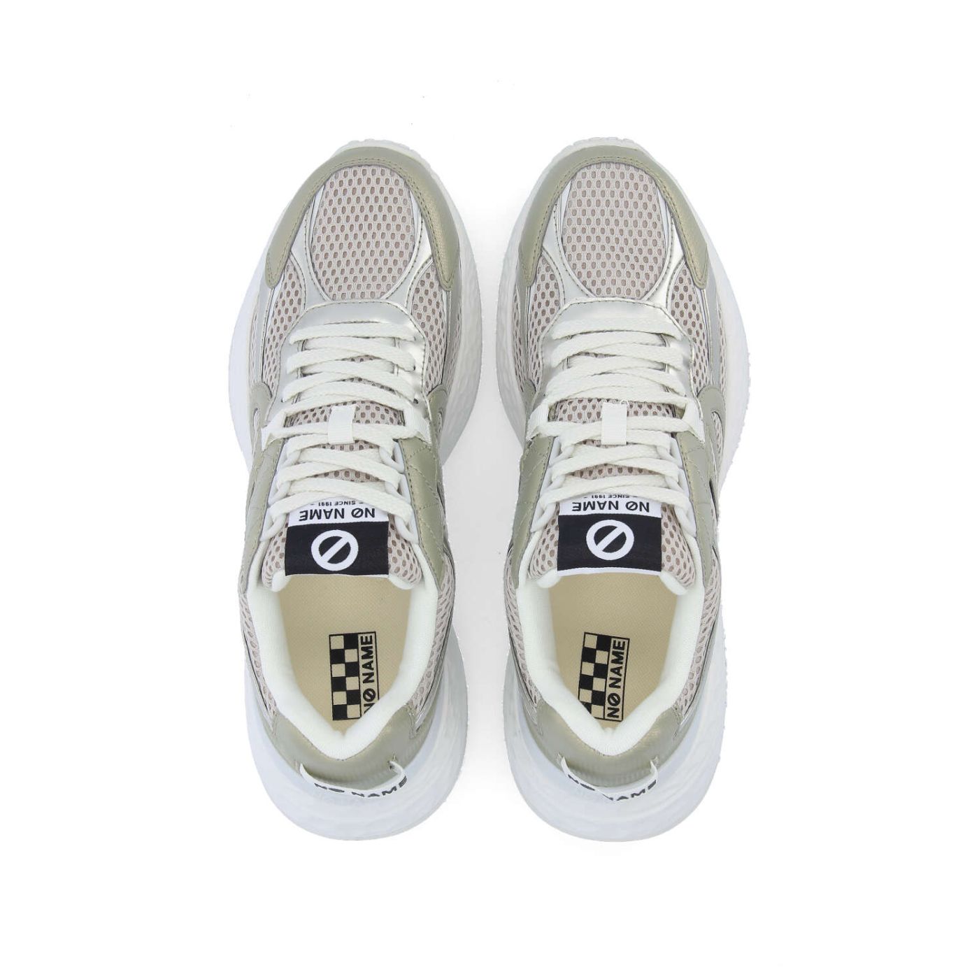 CARTER 2.0 RUNNER M - MESH/MAT/EARL - BEIGE/ARGENTO/ORO GRIGIO